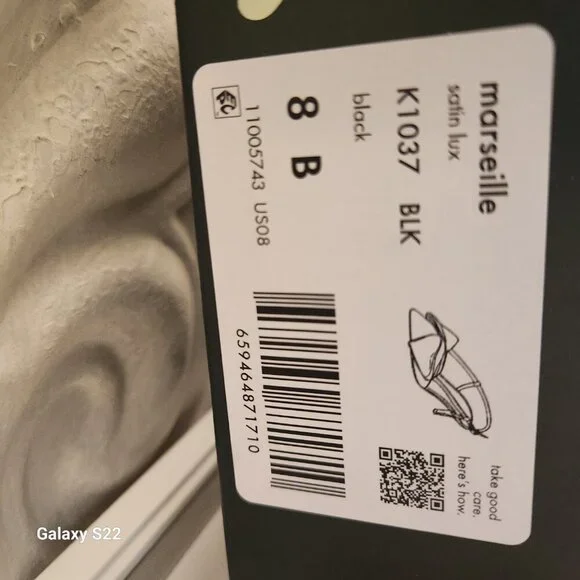 Kate Spade "Marseille" Satin Lux Black Kitten heels. NIB. Size: various - Picture 4 of 14